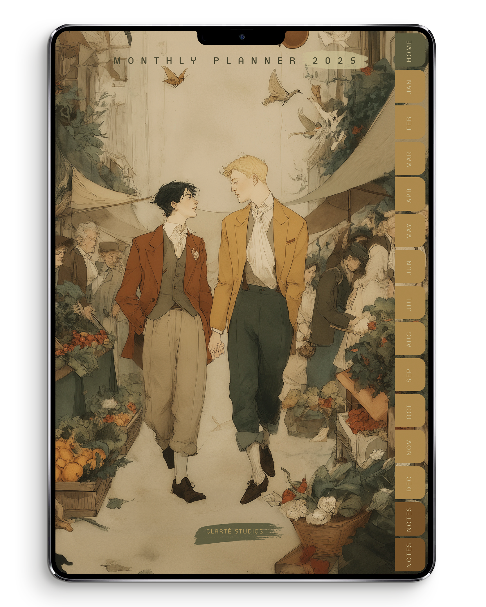 Farmers Market Digital Monthly Planner for 2026