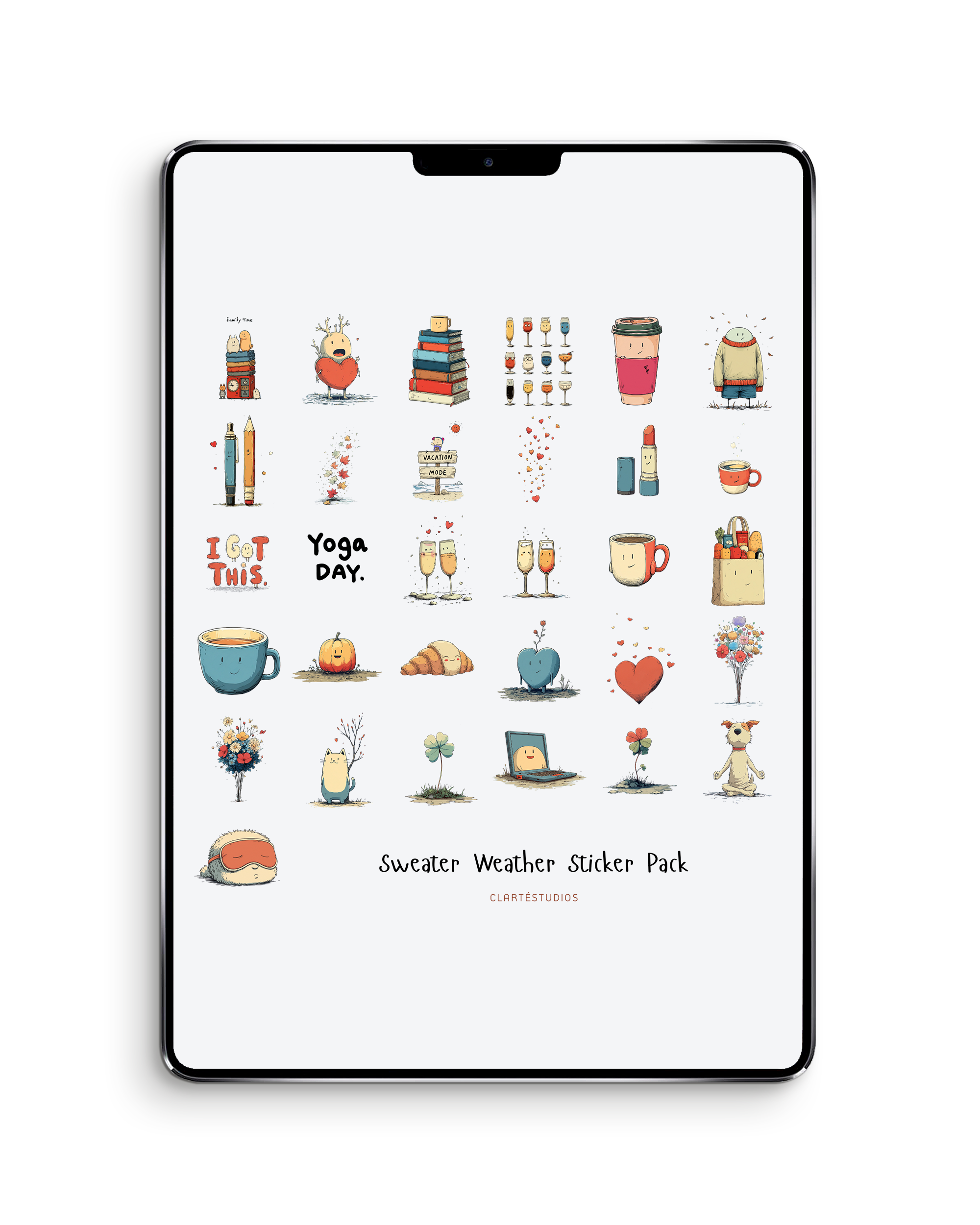 Sweater Weather Digital Stickers